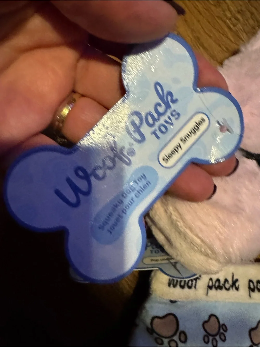 Woof pack Dog toy laundry pack boxers, sleep mask, pawjama shirt all NEW BARK